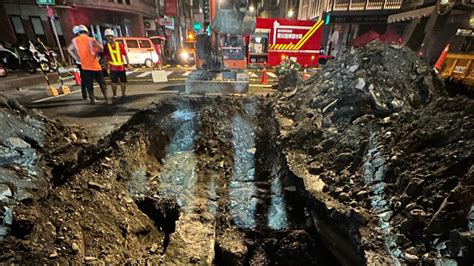 北市南京西路「天坑擴大塌陷」搶修中！周邊108戶停電81戶斷瓦斯 Enews新聞網