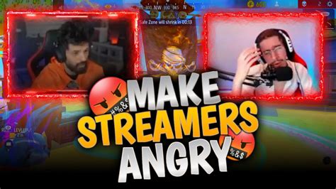 جعل ستريمر غاضبين جدا 😱 Make Streamers Angry 🤬🔥 Youtube