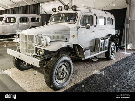 2019 Barrett Jackson Scottsdale Auction Desert Power Wagon Stock Photo