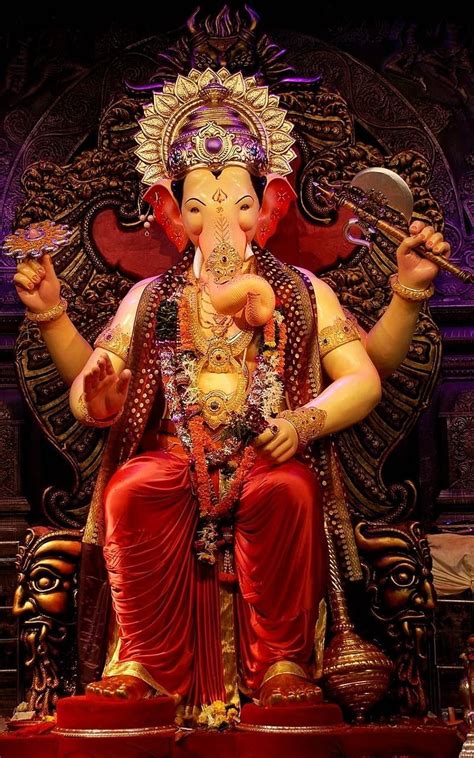 Pin On Festival Mumbai Ganesh HD Phone Wallpaper Pxfuel