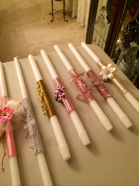 Easter Candles Easter Candles Debut Candles Christening Candle