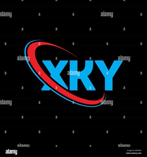 Xky Logo Xky Letter Xky Letter Logo Design Initials Xky Logo Linked With Circle And Uppercase