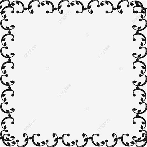 Border Papan Tanda Hitam Putih James Pullman