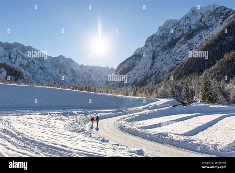 Skisprungschanze auf Planica in der Nähe von Kranjska Gora Slowenien