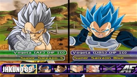 AF Vs SUPER VEGETA SSJ 5 TEAM Vs VEGETA SSJ BLUE TEAM DRAGON BALL Z