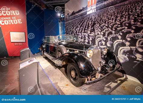 Hitler`s Car at the Canadian War Museum Editorial Photo - Image of cold ...