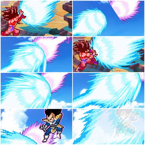 Goku kaioken vs Vegeta part 7 by AndresAnimaciones16 on DeviantArt