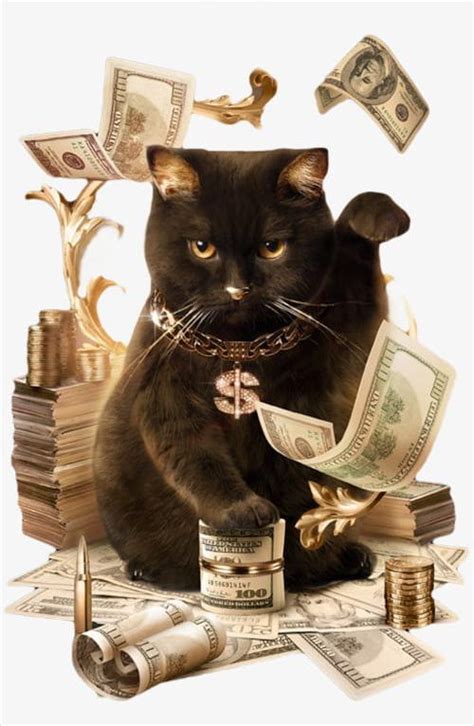 Clipart Cat Money Clipart Cat Money Transparent Free For Download On