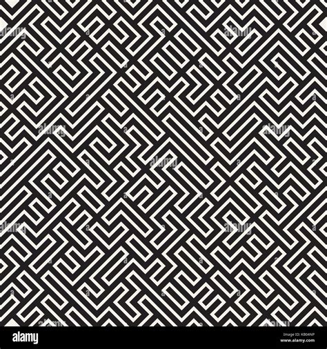 Irregular Maze Line Abstract Geometric Background Design Vector