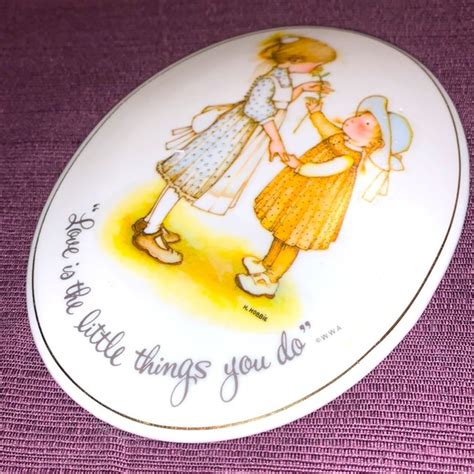 Holly Hobbie Wall Decor Holly Hobbie Genuine Porcelain Oval Vintage