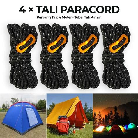 Jual Rayming Tali Paracord Tali Tenda Climbing Rope M Rol