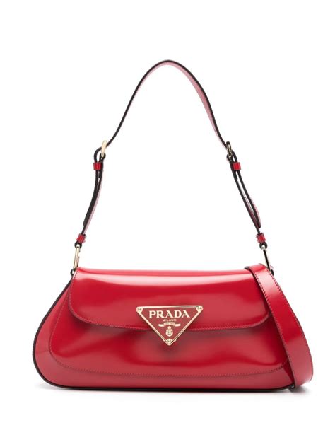 Prada Cleo Leather Shoulder Bag Farfetch