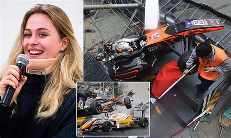 Teenage F3 driver Sophia Florsch leaves hospital after horror crash ...