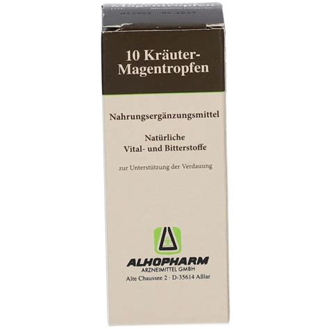 10 Kräuter Magentropfen 50 ml Shop Apotheke