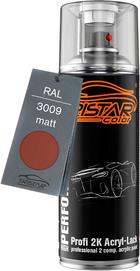 TRISTARcolor RAL 3009 Oxidrot mate Bote de spray acrílico de 2