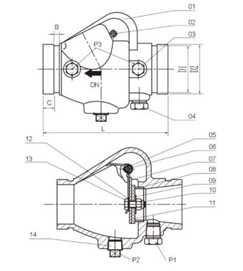 Grooved End Ningjin Apc Industries Lt Butterfly Valve Grooved Check Valve