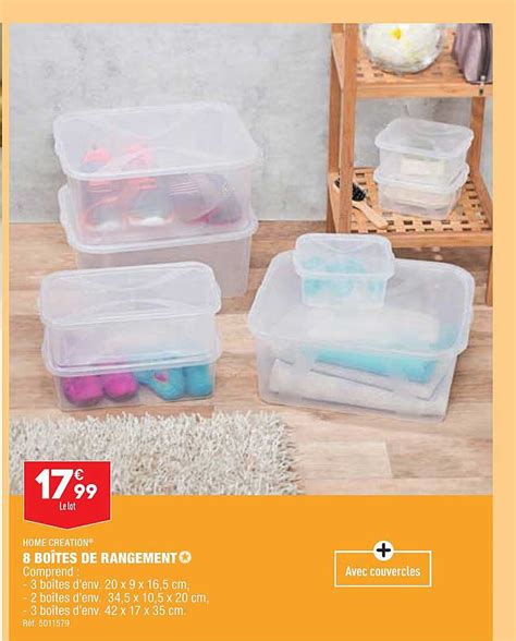 Promo Bo Tes De Rangement Home Creation Chez Aldi Icatalogue Fr