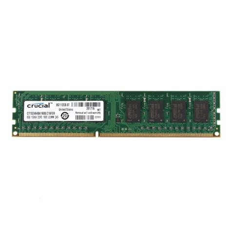 8gb Ddr3 1600mhz Pc3 12800 Crucial Dimm Ram Geheugen Nl