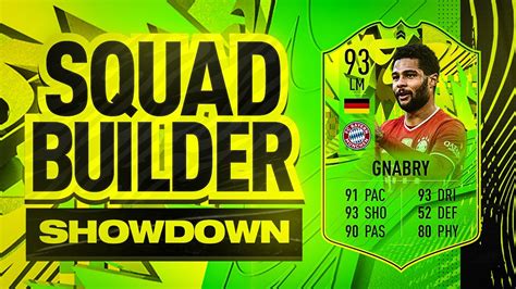 FIFA 21 Squad Builder Showdown PATH TO GLORY SERGE GNABRY YouTube