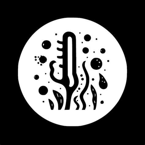 Premium Vector Bacteria Black And White Isolated Icon Vector Illustration