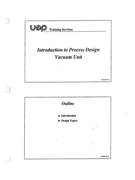 04 Vacuum Unit Design | PDF