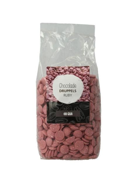 Mijnnatuurwinkel Chocolade Druppels Ruby