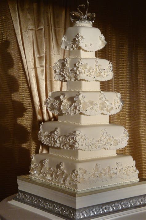 Square Wedding Cake