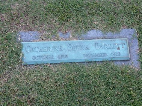 Catherine Shenk Barrett 1890 1930 Homenaje De Find A Grave