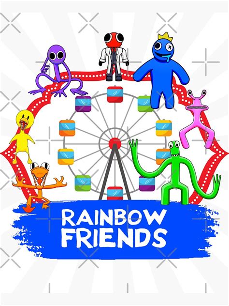 Rainbow Friends Odd World Sticker For Sale By Thebullishrhino Redbubble