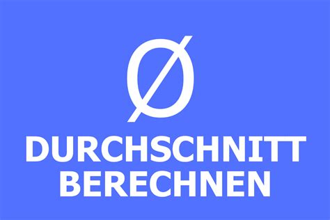 Durchschnitt Berechnen Online Rechner F R Mittelwert Net Metrix Ch