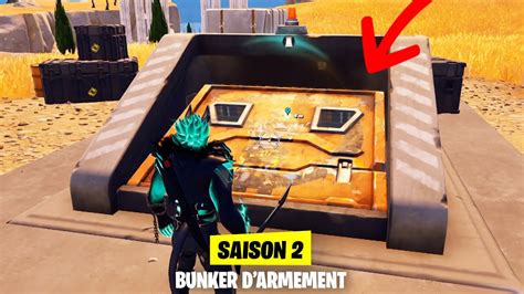 Emplacements Des Bunkers Darmement Sur Fortnite Fortnite Saison 2