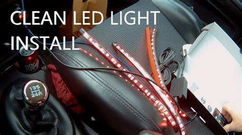 How To Install Car Led Strip Lights