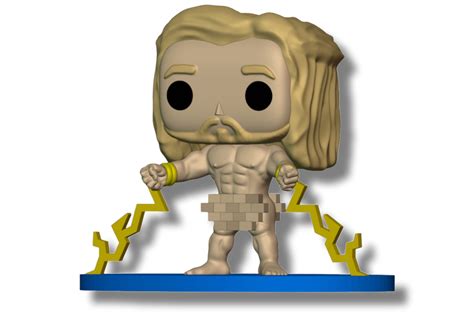 Funko Thor Love And Thunder Pop Marvel Zeus Vinyl Figure