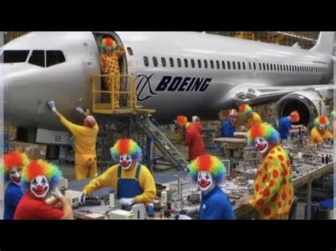 Boeing Clowns Building Repairing Holes In Planes With Duct Tape