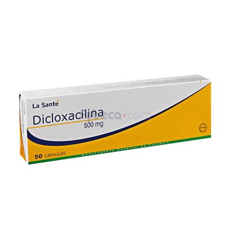 Dicloxacilina La Sante Caps 500 Mg C 50 Suelta Fybeca