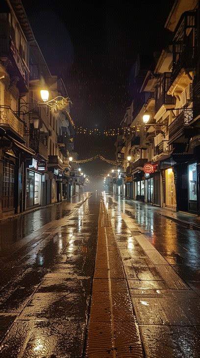 Free Rainy night street Image | Download at StockCake