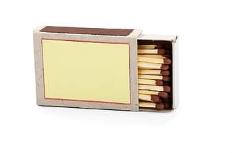 Open Box Matches Matchboxes Wood White Matchstick Flammable