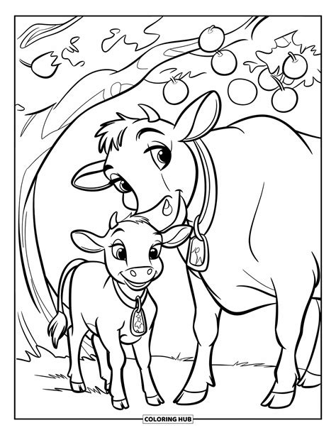 Vaca Para Colorir E Imprimir - 8