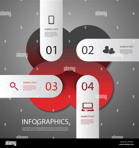 Infographics Cover Circle Designs With Icons Stock Vector Image And Art