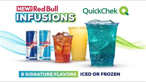 New Red Bull Infusions At Quickchek Youtube