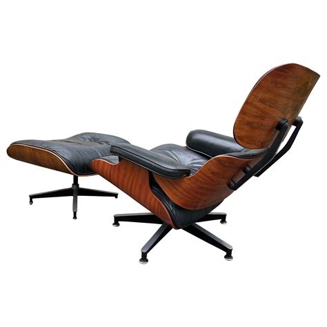 Rosewood Eames Lounge Chair And Ottoman At 1stdibs