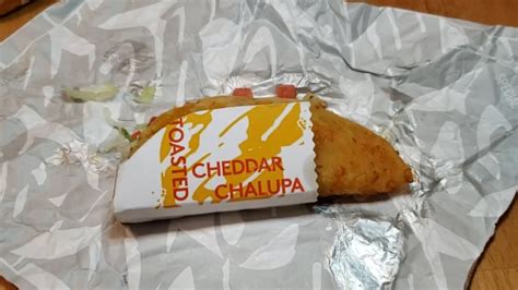 Taco Bell Toasted Cheddar Chalupa Youtube