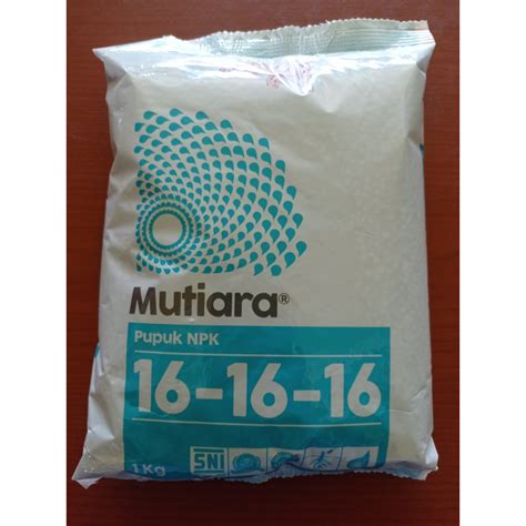 Jual Pupuk NPK Mutiara 16 16 16 Kemasan 1kg Shopee Indonesia