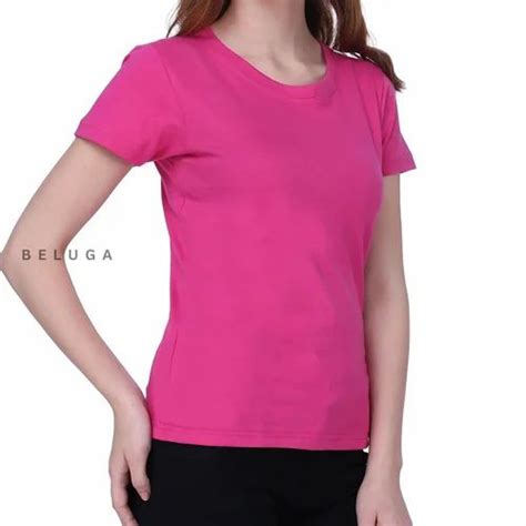 Half Sleeve Ladies Plain T Shirt Casual Wear At Rs 299 Piece In