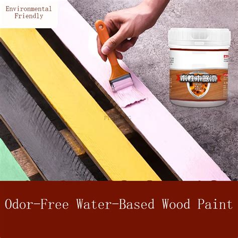 Water Based Wood Paint Odorless Formaldehyde Free Paint Wooden Furniture Wood Doors Windows