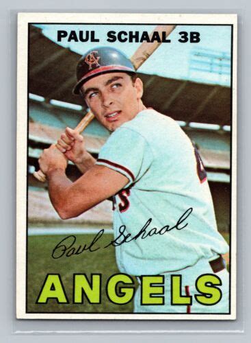 Topps Paul Schaal California Angels Ex To Near Mint Ebay