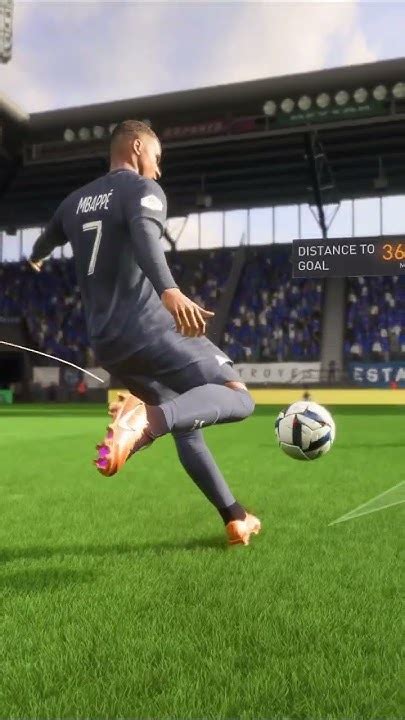 Kylian Mbappe Power Shot 🚀 Goal Mbappe Kylianmbappe Fifa23 Football Shorts Youtube