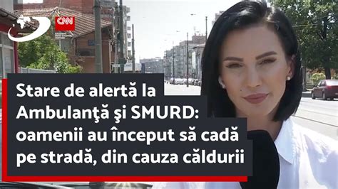 Stare De Alert La Ambulan I Smurd Oamenii Au Nceput S Cad Pe