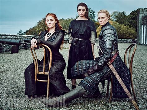 Sansa Stark, Arya Stark and Brienne of Tarth - Sansa Stark Photo ...