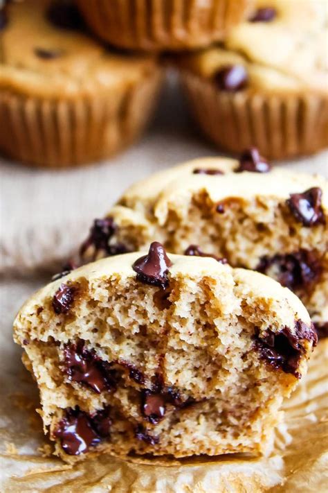 Peanut Butter Chocolate Chip Muffins Leelalicious